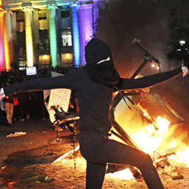 Students Block Appearance by Far-Right Figure, 2017 teaser