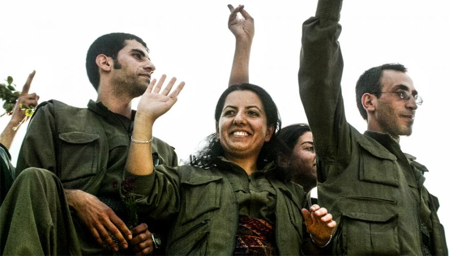 Members of the Kurdistan Workers Party.