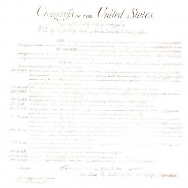 draft of the Bill of Rights